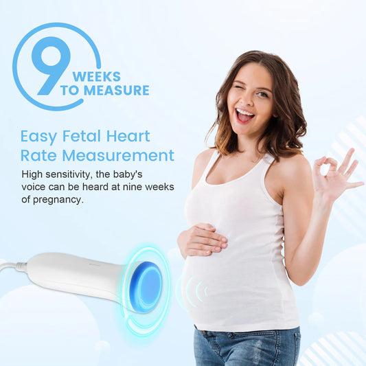 Miracle Wave: 3MHz Ultrasound Baby Heartbeat Monitor – Experience Every Beat of Your Little One! - Bump2Crib