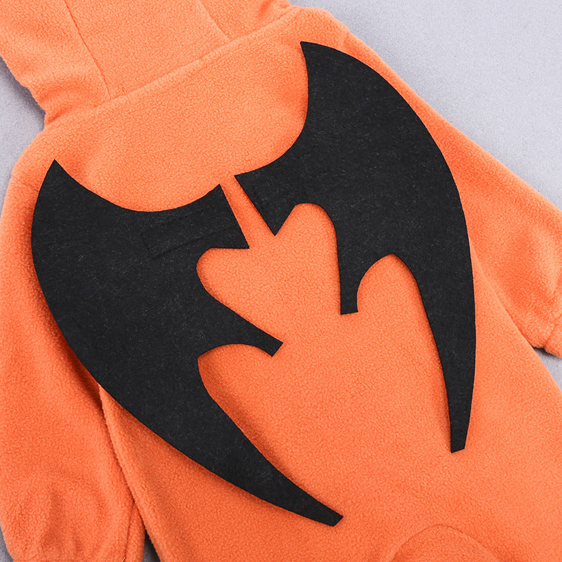 Halloween Pumpkin  Hooded Onesie - Bump2Crib